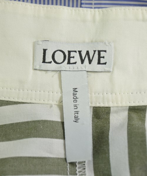 LOEWE（ロエベ）シャツワンピース カーキ サイズ:36(XS位) レディース/2200681443082
