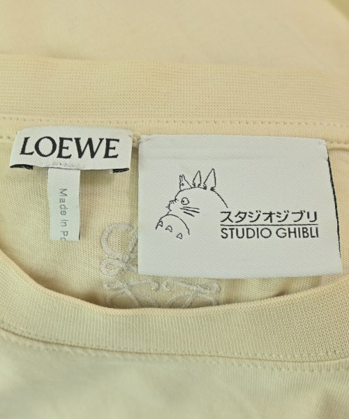 LOEWE（ロエベ）Tシャツ・カットソー ベージュ サイズ:XS メンズ/2200678209011
