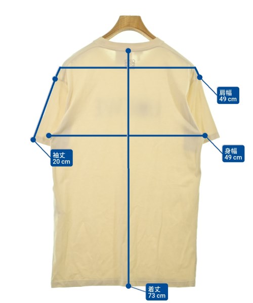 LOEWE（ロエベ）Tシャツ・カットソー ベージュ サイズ:XS メンズ/2200678209011