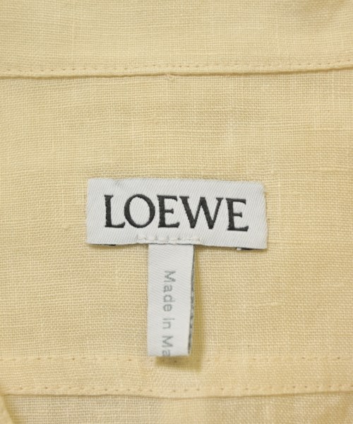 LOEWE（ロエベ）ブラウス 黄 サイズ:M レディース/2200682134354