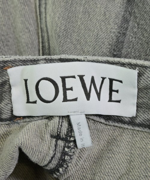 LOEWE（ロエベ）デニムパンツ グレー サイズ:34(XXS位) レディース/2200693639077