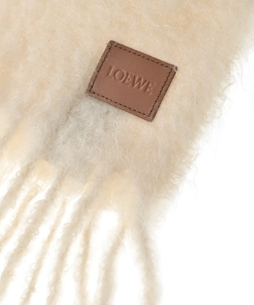 LOEWE（ロエベ）マフラー 白 サイズ:- レディース/2200695784034