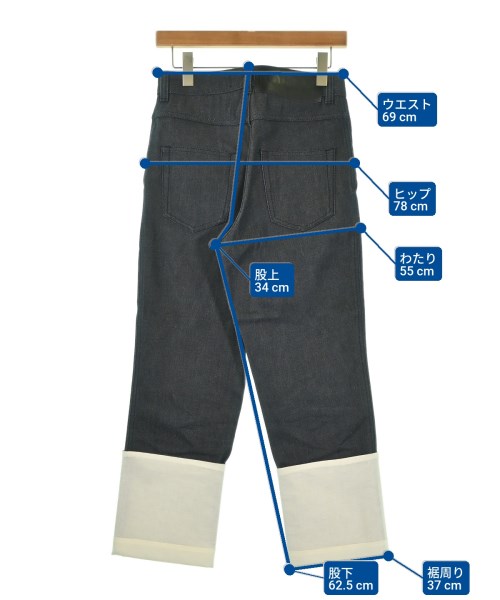 LOEWE（ロエベ）デニムパンツ 紺 サイズ:32(XXS位) レディース/2200696911088