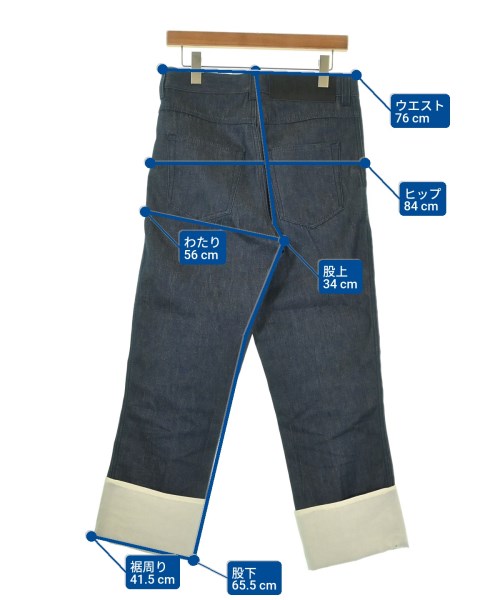 LOEWE（ロエベ）デニムパンツ 紺 サイズ:36(XS位) レディース/2200697053015