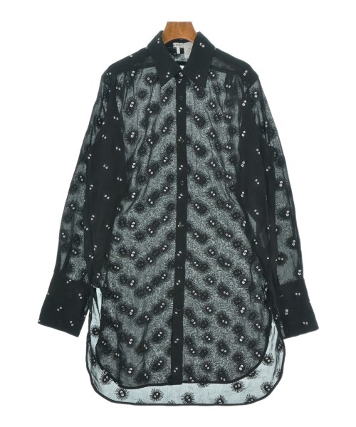LOEWE(ロエベ)カジュアルシャツ 黒 サイズ:36(XS位)/2200696880056