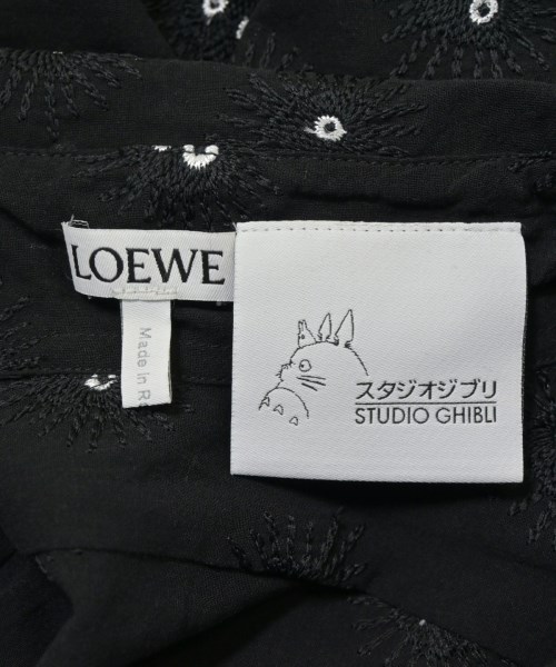 LOEWE（ロエベ）カジュアルシャツ 黒 サイズ:36(XS位) レディース/2200696880056