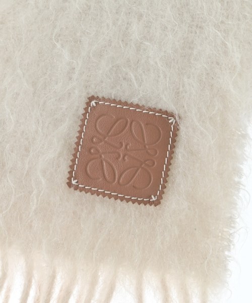 LOEWE（ロエベ）マフラー 白 サイズ:- レディース/2200698250017