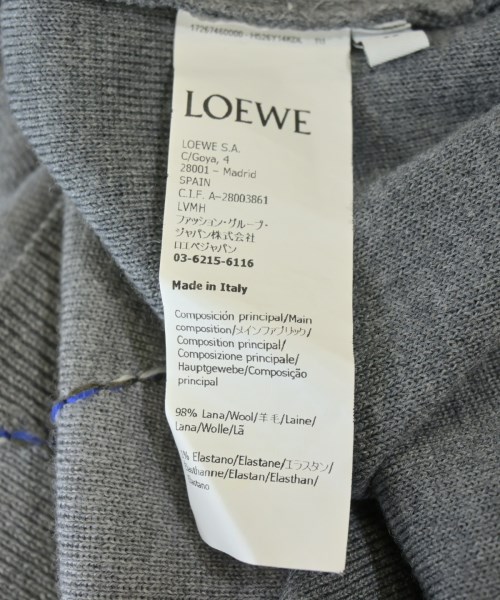 LOEWE（ロエベ）ニット・セーター グレー サイズ:M メンズ/2200698167100