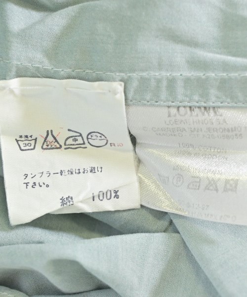 LOEWE（ロエベ）カジュアルシャツ 緑 サイズ:41(XL位) メンズ/2200699246026