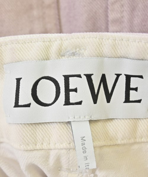 LOEWE（ロエベ）デニムパンツ ピンク サイズ:32(XXS位) レディース/2200693916086