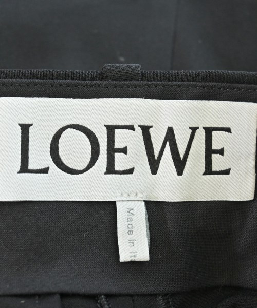LOEWE（ロエベ）クロップドパンツ 黒 サイズ:34(XXS位) レディース/2200693916284