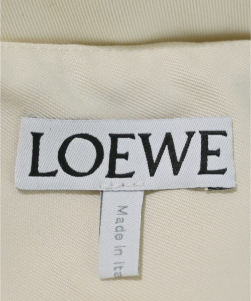LOEWE（ロエベ）クロップドパンツ 白 サイズ:32(XXS位) レディース/2200693916291