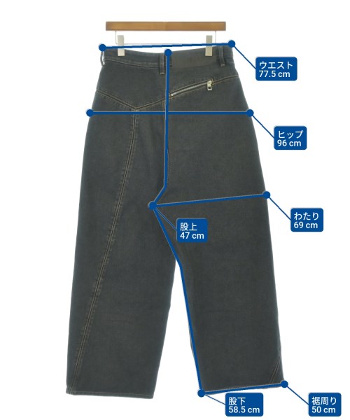 LOEWE（ロエベ）デニムパンツ 黒 サイズ:46(M位) メンズ/2200700933013