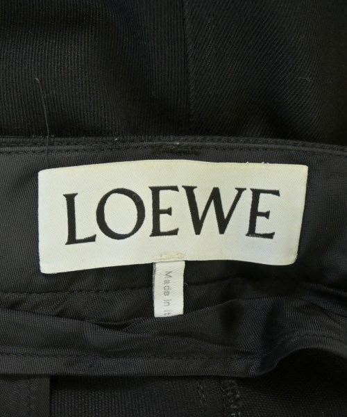 LOEWE（ロエベ）クロップドパンツ 黒 サイズ:44(S位) メンズ/2200700933037