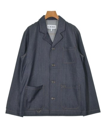 LOEWE（ロエベ）デニムジャケット 紺 サイズ:44(S位) メンズ