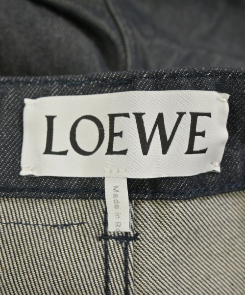 LOEWE（ロエベ）デニムパンツ 紺 サイズ:32(XXS位) レディース/2200654948057