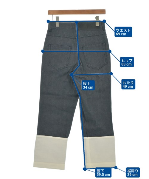LOEWE（ロエベ）デニムパンツ 紺 サイズ:32(XXS位) レディース/2200654948057