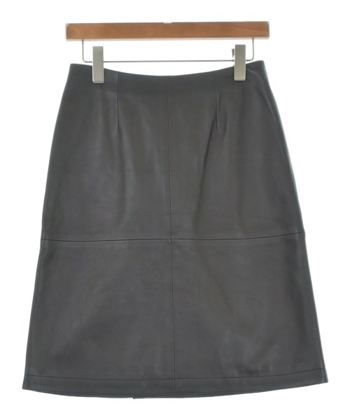 LOEWE（ロエベ）ひざ丈スカート 茶 サイズ:38(S位) レディース/2200655056164