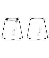 LOEWE（ロエベ）ひざ丈スカート 茶 サイズ:38(S位) レディース/2200655056164