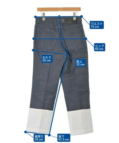 LOEWE（ロエベ）デニムパンツ 紺 サイズ:44(S位) メンズ/2200655316121