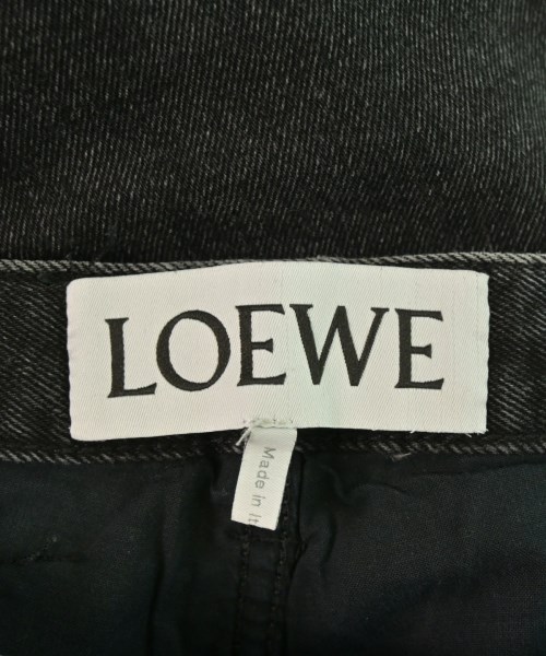 LOEWE（ロエベ）デニムパンツ 黒 サイズ:48(L位) メンズ/2200655316145