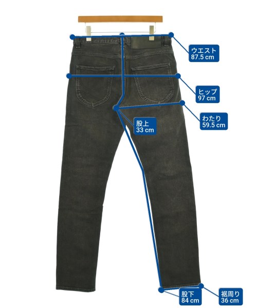 LOEWE（ロエベ）デニムパンツ 黒 サイズ:48(L位) メンズ/2200655316145