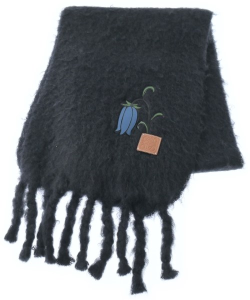 LOEWE(ロエベ)マフラー 黒 サイズ:-/2200655323075