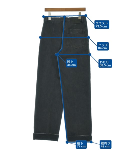 LOEWE（ロエベ）デニムパンツ 黒 サイズ:44(S位) メンズ/2200655875017