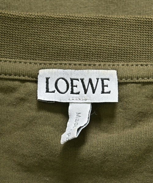 LOEWE（ロエベ）Tシャツ・カットソー カーキ サイズ:L メンズ/2200462411538