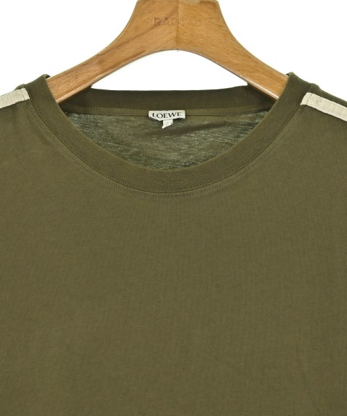 LOEWE（ロエベ）Tシャツ・カットソー カーキ サイズ:L メンズ/2200462411538