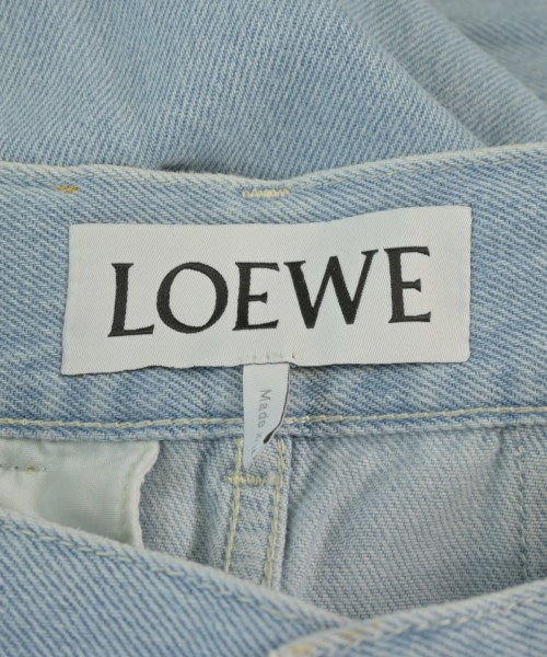 LOEWE（ロエベ）デニムパンツ 青 サイズ:36(XS位) レディース/2200656813063