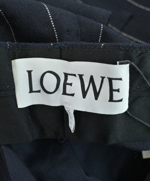 LOEWE（ロエベ）スラックス 紺 サイズ:38(S位) レディース/2200657097028
