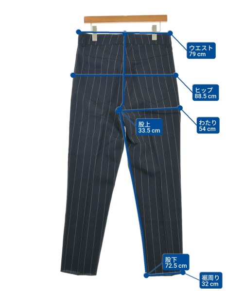 LOEWE（ロエベ）スラックス 紺 サイズ:38(S位) レディース/2200657097028