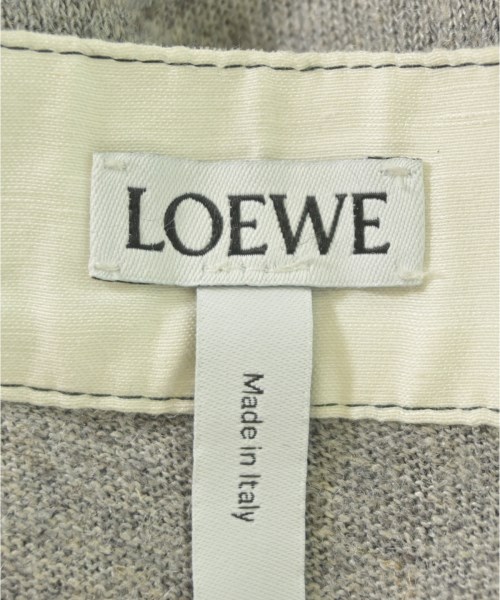 LOEWE（ロエベ）ひざ丈スカート グレー サイズ:36(XS位) レディース/2200657410070