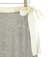 LOEWE（ロエベ）ひざ丈スカート グレー サイズ:36(XS位) レディース/2200657410070