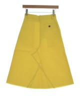 LOEWE（ロエベ）ひざ丈スカート 黄 サイズ:32(XXS位) レディース/2200657579135
