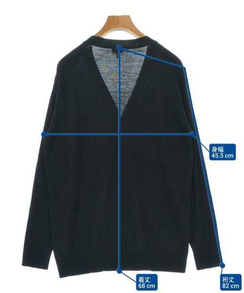 LOEWE（ロエベ）カーディガン 黒 サイズ:S レディース/2200657957049