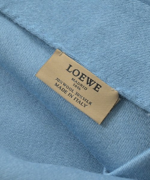 LOEWE（ロエベ）マフラー 青 サイズ:- メンズ/2200657515072