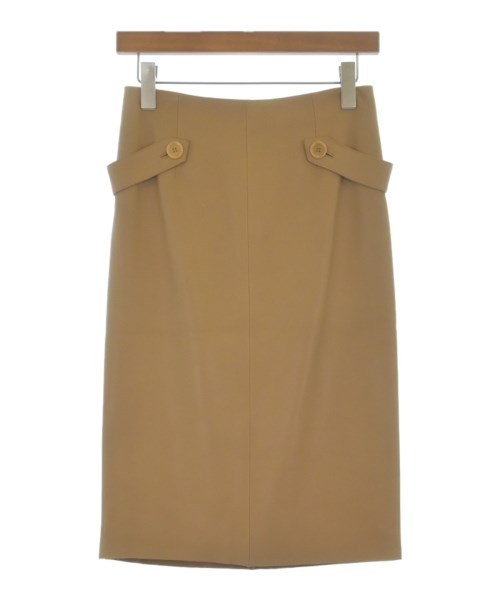 LOEWE(ロエベ)ひざ丈スカート ベージュ サイズ:36(XS位)/2200658502019