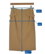 LOEWE（ロエベ）ひざ丈スカート ベージュ サイズ:36(XS位) レディース/2200658502019
