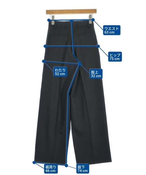 LOEWE（ロエベ）スラックス 黒 サイズ:32(XXS位) レディース/2200658855139