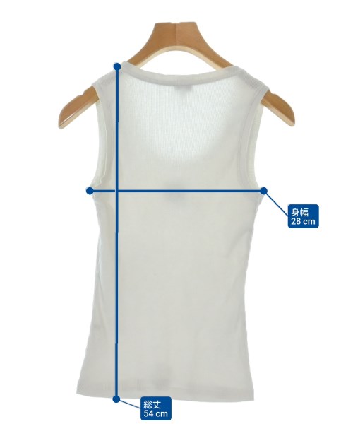 LOEWE（ロエベ）タンクトップ 白 サイズ:XS レディース/2200659149084