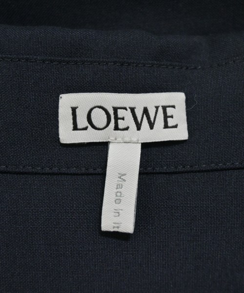 LOEWE（ロエベ）カジュアルシャツ 紺 サイズ:39(M位) メンズ/2200659540034