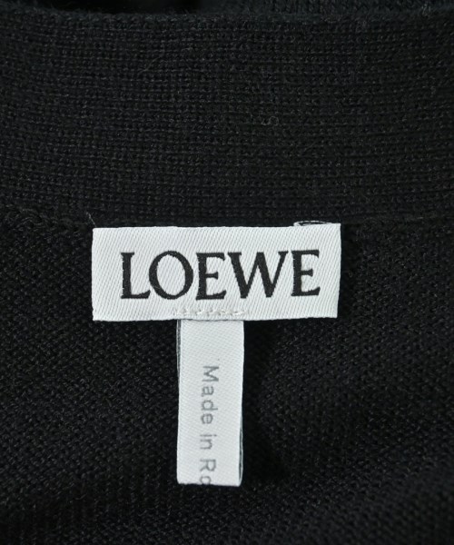 LOEWE（ロエベ）カーディガン 黒 サイズ:S レディース/2200659997074