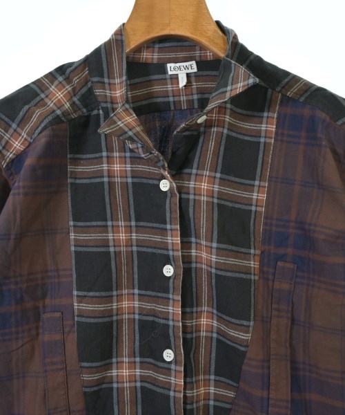 LOEWE（ロエベ）カジュアルシャツ 茶 サイズ:36(XS位) レディース/2200660205052