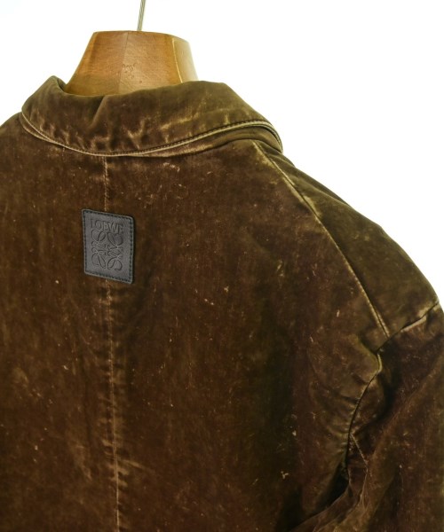 LOEWE（ロエベ）カジュアルジャケット 茶 サイズ:36(XS位) レディース/2200661875018