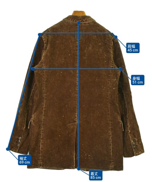 LOEWE（ロエベ）カジュアルジャケット 茶 サイズ:36(XS位) レディース/2200661875018