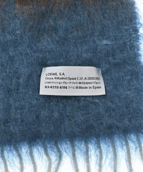 LOEWE（ロエベ）マフラー 紺 サイズ:- メンズ/2200648794073