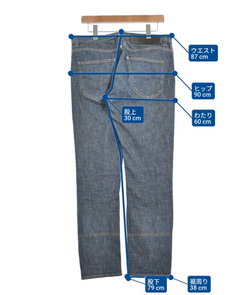 LOEWE（ロエベ）デニムパンツ 青 サイズ:50(XL位) メンズ/2200662347088