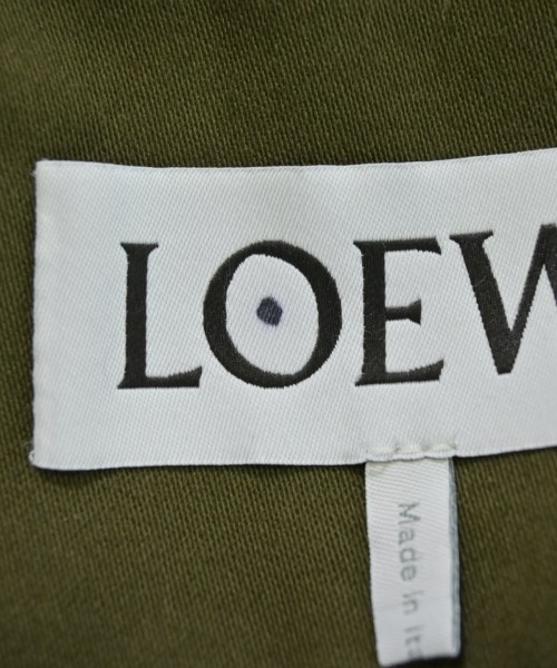 LOEWE（ロエベ）カジュアルジャケット カーキ サイズ:38(S位) レディース/2200710978011